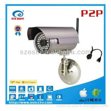 Amazing Megapixel Waterproof Wireless Bullet P2P Camera